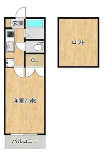 メゾン ヴィニョーブル【206号室】の間取り