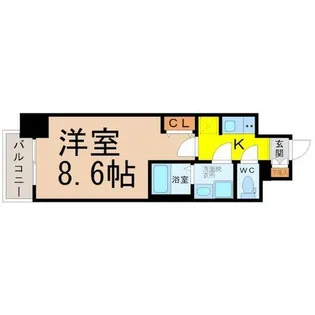 S-RESIDENCE金山WEST【8階】の間取り