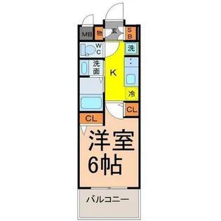 エステムコート名古屋セントリア【7階】の間取り