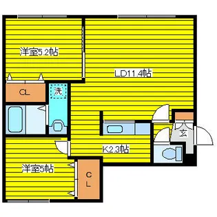 Solaie N36(ソライエ N36)【2階】の間取り