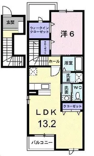 オレンジファーム【2階】の間取り