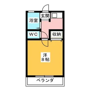 ラ・エスポワール【1階】の間取り