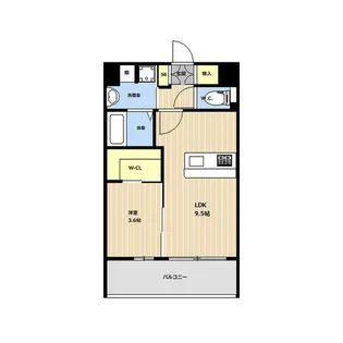 VALENTIA西公園【0207号室】の間取り