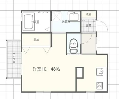 エターナルシー鈴蘭台【1階】の間取り