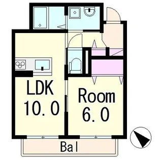グレイス・ヴィラ【1階】の間取り