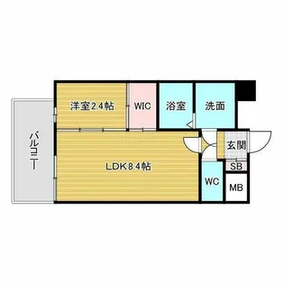 セレニテ梅田北アリエ壱番館【3階】の間取り