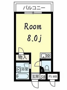 コルディアーレ警固【1階】の間取り