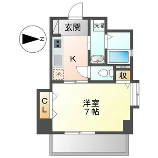 プロビデンス栄南【8階】の間取り