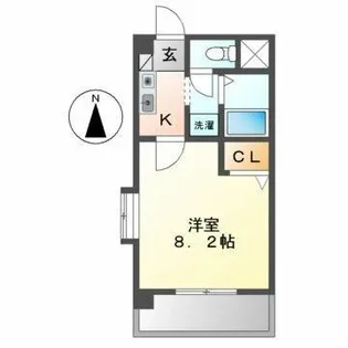 コンフォール加茂【1階】の間取り