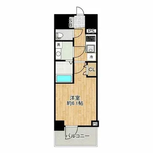 エスリードレジデンス大阪本町【11階】の間取り