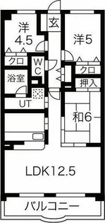 クレストヒルズ東山【2階】の間取り