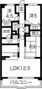 クレストヒルズ東山【2階】の間取り