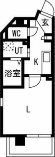KマンションつるまいⅡ【7階】の間取り