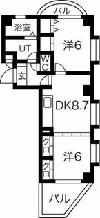 ジュノス【4階】の間取り