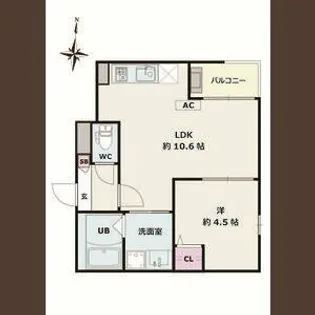 Jack ohataⅠ【3階】の間取り