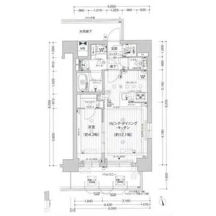 プレサンス ロジェ 車道駅前SOUTH【13階】の間取り