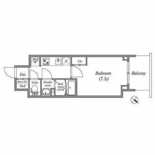 GENOVIA神戸湊川公園【5階】の間取り