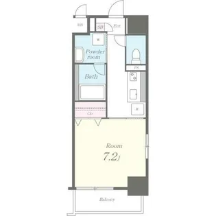 フェリーチェ ヴィータ【5階】の間取り