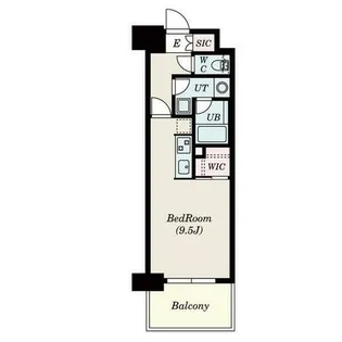 エルスタンザ名駅西【10階】の間取り