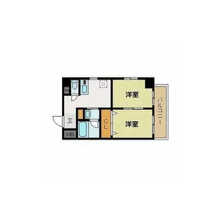 レジデンシア三宮【3階】の間取り