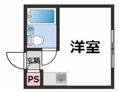 メゾンドリュウ玉造【1階】の間取り
