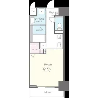 フェリーチェ ヴィータ【4階】の間取り