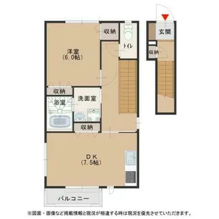 ディアーヒルズ E【2階】の間取り