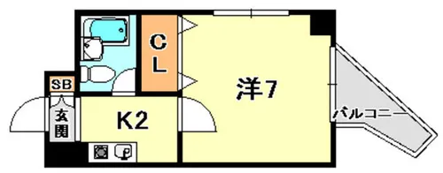 シンプルライフ荒田【2階】の間取り