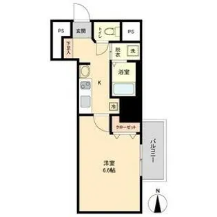 愛知県名古屋市中区千代田1丁目【マンション】の間取り