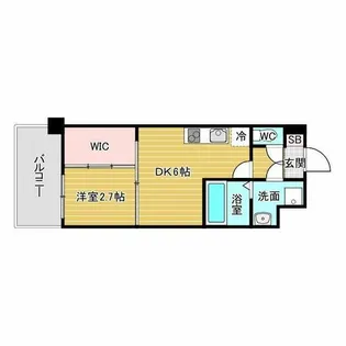 セレニテ新大阪エクラ【9階】の間取り