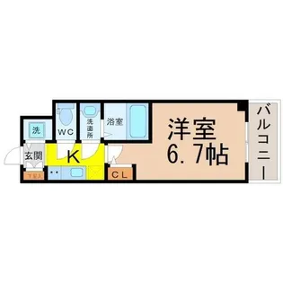 オーキッドレジデンス鶴舞【5階】の間取り