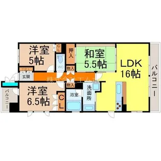 SS.FLAT桜山【12階】の間取り