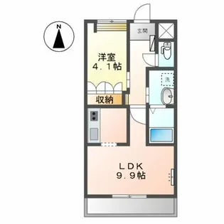 リジュール【2階】の間取り