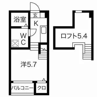 プレンフルIII【1階】の間取り