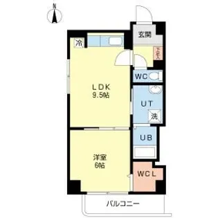シベールフロントステーション【5階】の間取り