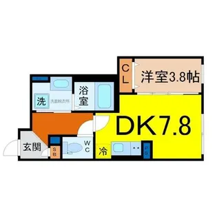 リーデンス名古屋駅西【1階】の間取り