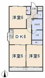 サウスシャトーONE【305号室】の間取り