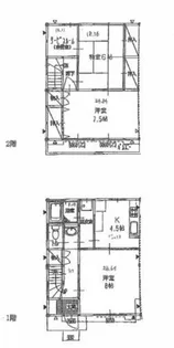 メゾネット渡辺【B号室】の間取り