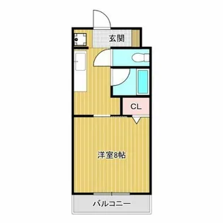 M’s KAIKARENⅡ【201号室】の間取り