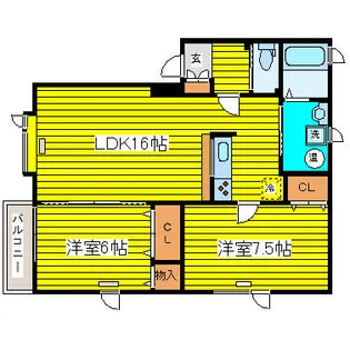 アットホームN20【202号室】の間取り