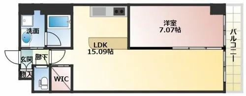 プレジオ本町【14階】の間取り