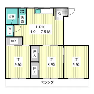 塚本ビル【2階】の間取り