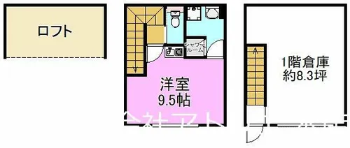大阪府池田市住吉2丁目【タウンハウス】の間取り