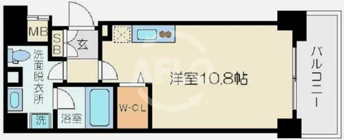 M.hills西本町【10階】の間取り