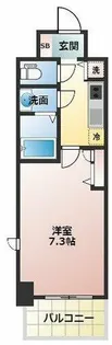 プランドール北浜【2階】の間取り