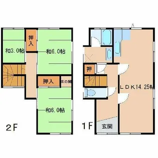 和歌山県和歌山市和歌浦東2丁目【一戸建】の間取り
