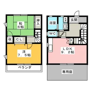 レガーロ カンパーニャ A【1階】の間取り