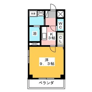 レジデンス M【2階】の間取り