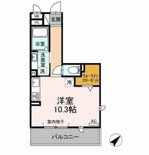 マルベリー【301号室】の間取り