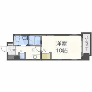 アーデン土佐堀【4階】の間取り